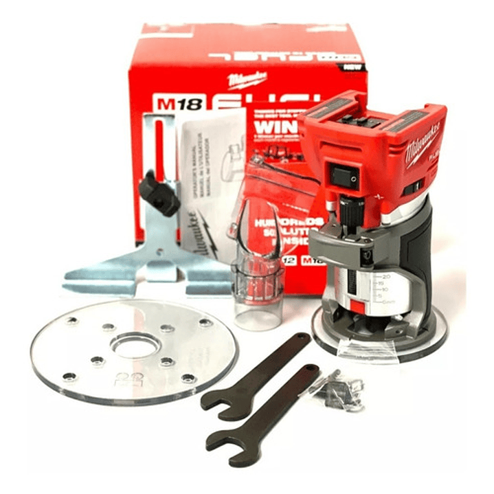 Fresadora Milwaukee 2723-20 Inalámbrica 1.25hp Batería De 18v 8