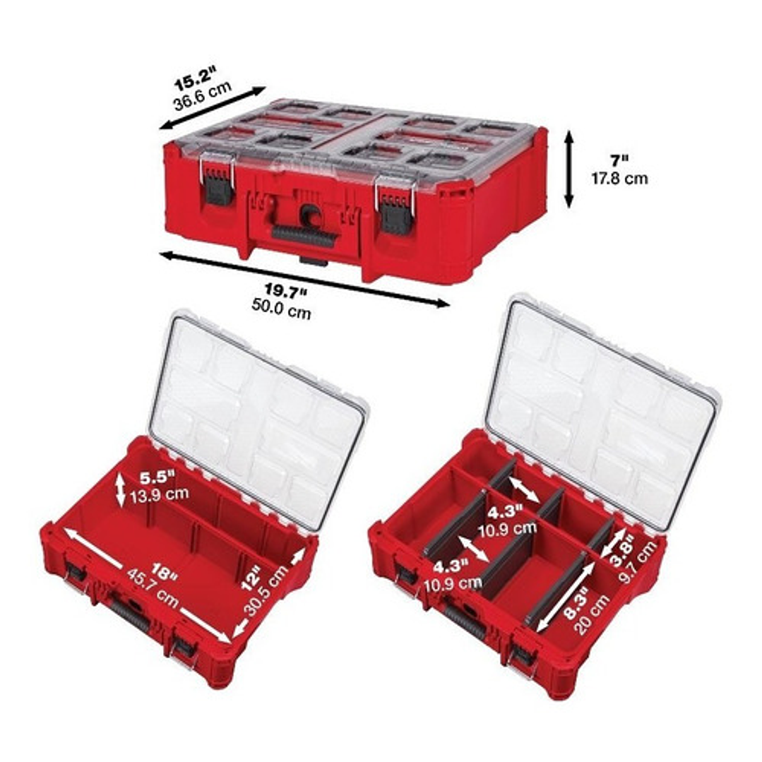 Organizador Profundo Packout 48-22-8432 Milwaukee 2