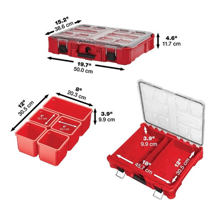 Organizador Packout 48-22-8430 Milwaukee 3