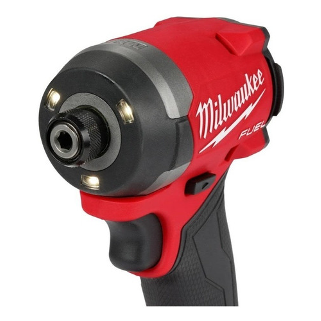 Atornillador De Impacto Hexagonal M18 Fuel De 1/4  Milwaukee 2953-20 Color Rojo 5
