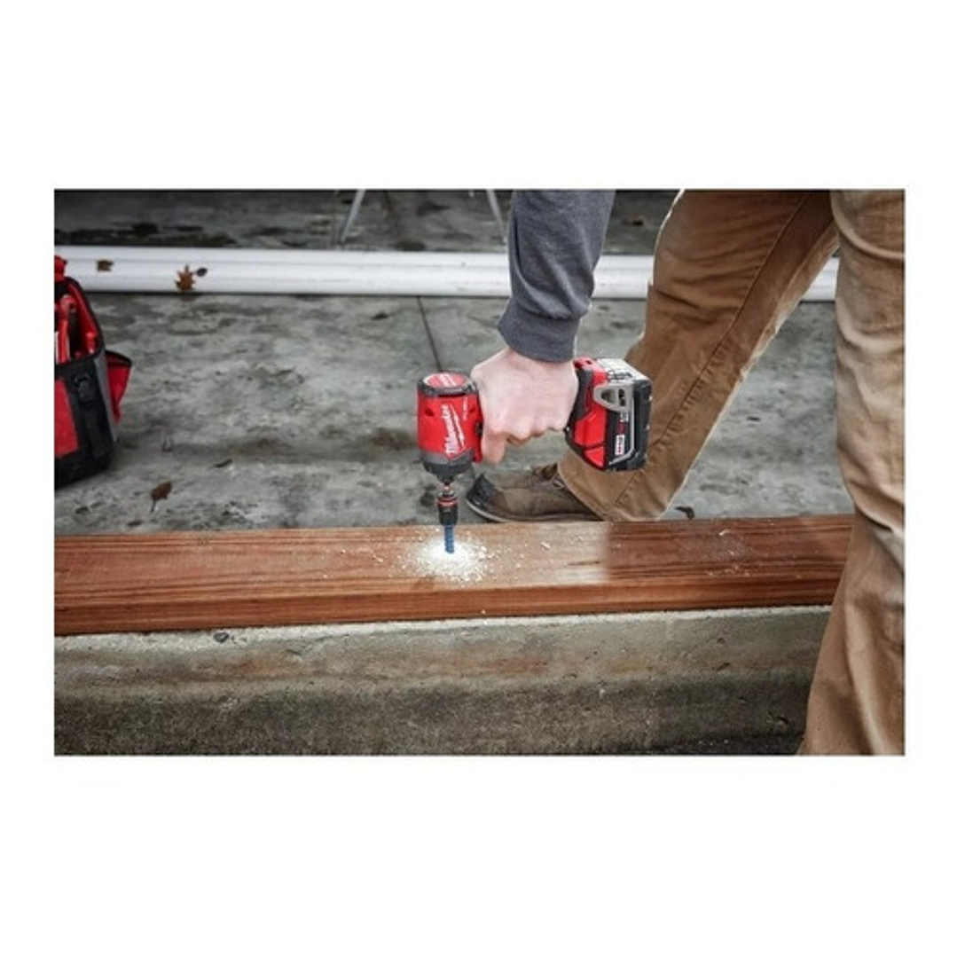 Atornillador De Impacto Hexagonal M18 Fuel De 1/4  Milwaukee 2953-20 Color Rojo 6