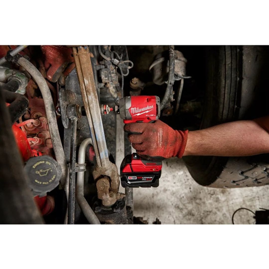 Atornillador De Impacto Hexagonal M18 Fuel De 1/4  Milwaukee 2953-20 Color Rojo 14