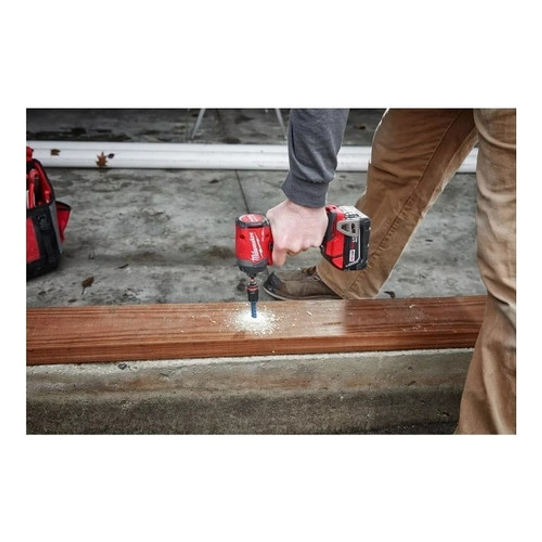 Atornillador De Impacto Hexagonal M18 Fuel De 1/4  Milwaukee 2953-20 Color Rojo 15