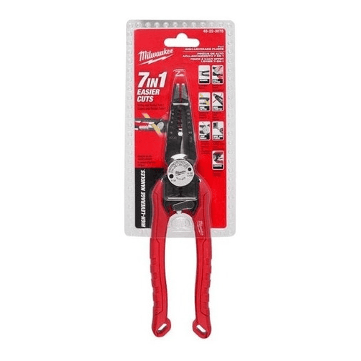 Alicate Combinado De Alta Palanca 7 En 1 48-22-3078 Milwauke 1