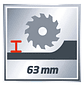 Sierra Circular Einhell 1400w Tc-cs 1400 - Miniatura 3