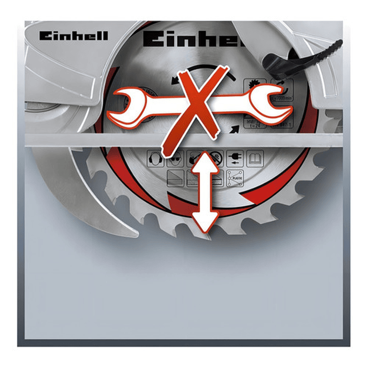 Sierra Circular Einhell 1400w Tc-cs 1400 5