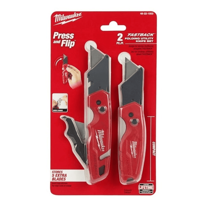 Juego  Plegables Fastback 48-22-1503 Milwaukee 2
