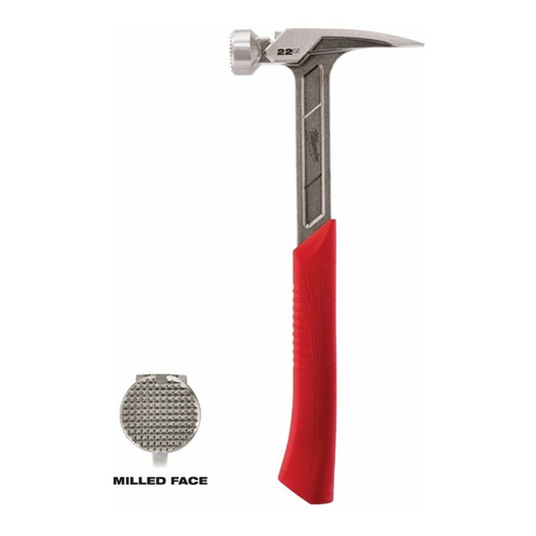 Martillo Para Enmarcar Cara Lisa 22 Oz Milwaukee 48-22-9023 2