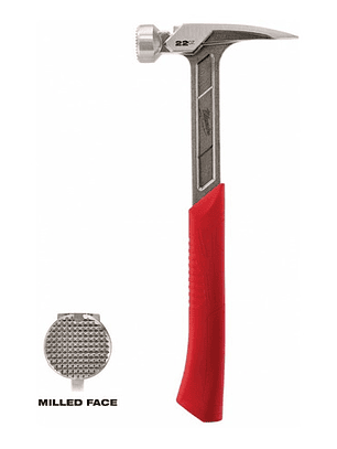 Martillo Para Enmarcar Cara Lisa 22 Oz Milwaukee 48-22-9023