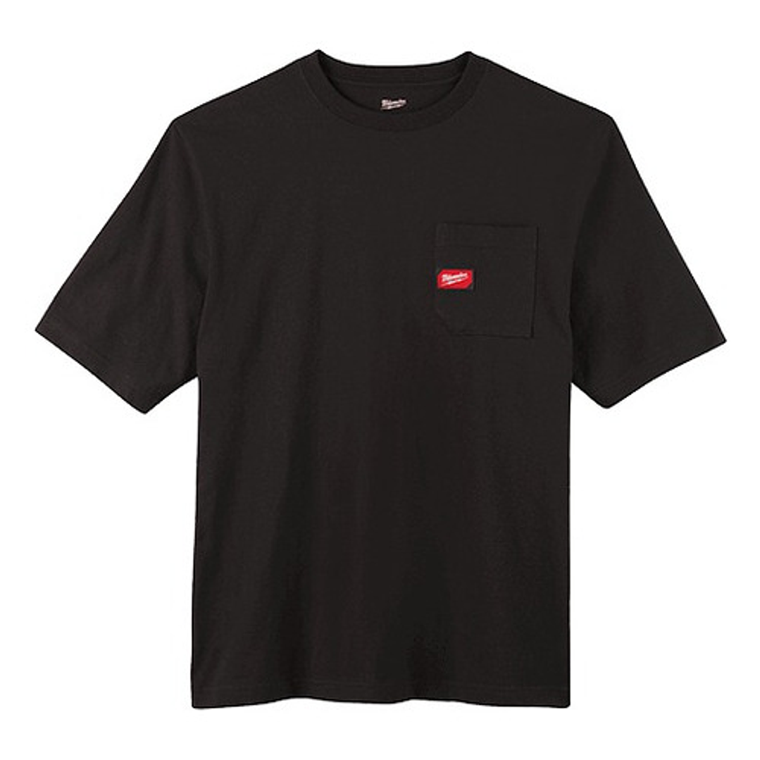 Polera Milwaukee Manga Corta Color Negro 1