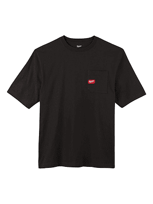 Polera Milwaukee Manga Corta Color Negro