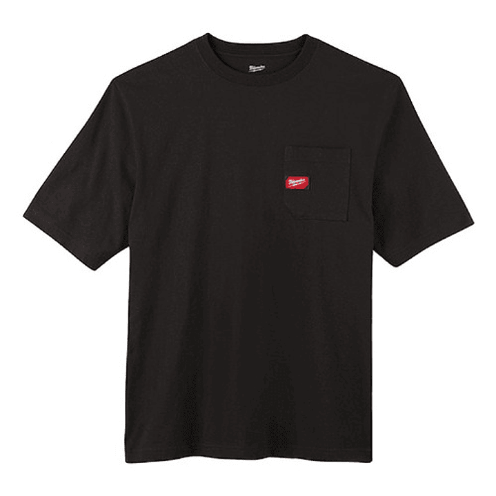 Polera Milwaukee Manga Corta Color Negro 1