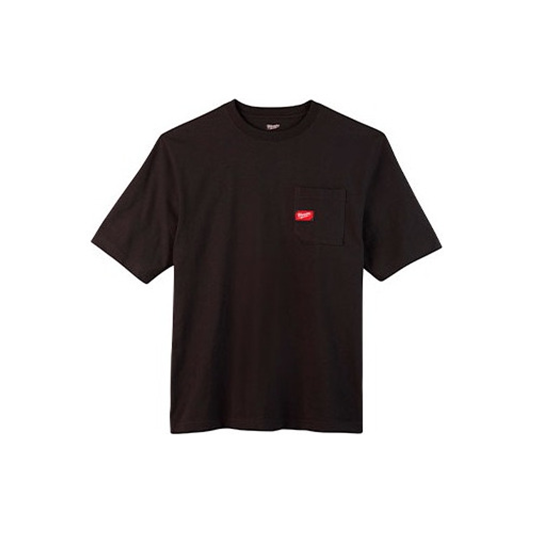 Polera Milwaukee Manga Corta Color Negro 2
