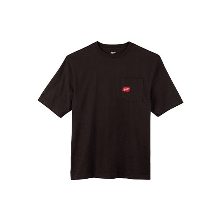 Polera Milwaukee Manga Corta Color Negro 2