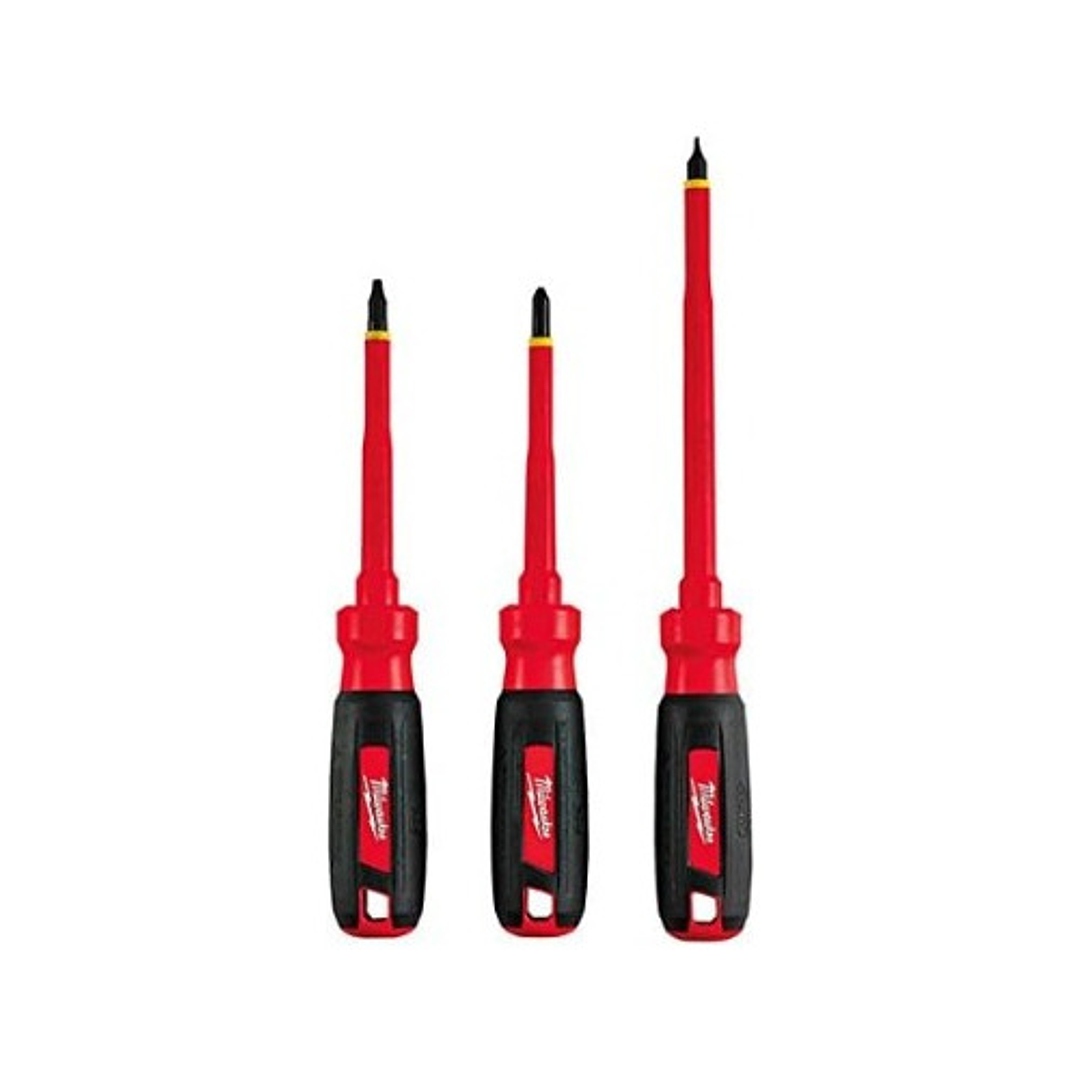 Milwaukee 48-22-2202 - Juego De Destornilladores Aislados 3 1