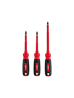 Milwaukee 48-22-2202 - Juego De Destornilladores Aislados 3