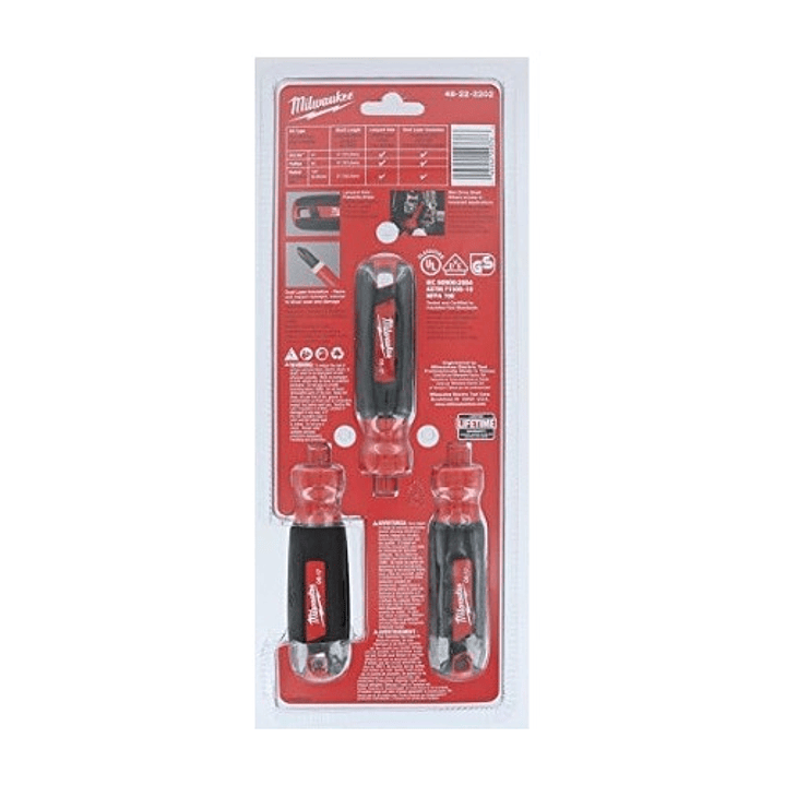 Milwaukee 48-22-2202 - Juego De Destornilladores Aislados 3 2