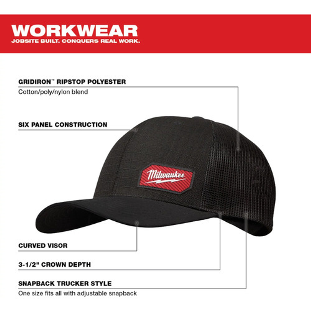 Jockey Negro Trucker Snapback Gridiron Milwaukee 3