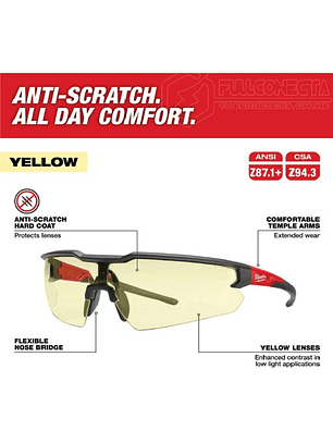Lentes De Seguridad Entintados Milwaukee 48-73-2015