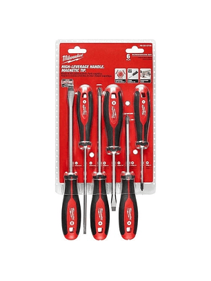 Juego De Destornilladores Magnétic 6pzs 48-22-2706 Milwaukee