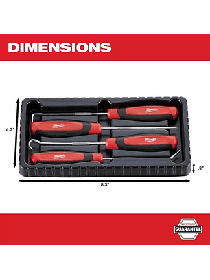 Juego Ganchos Y Ganzua 4 Piezas Milwaukee 48-22-9215