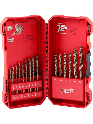 Juego De Brocas De Cobalto  23 Piezas Milwaukee