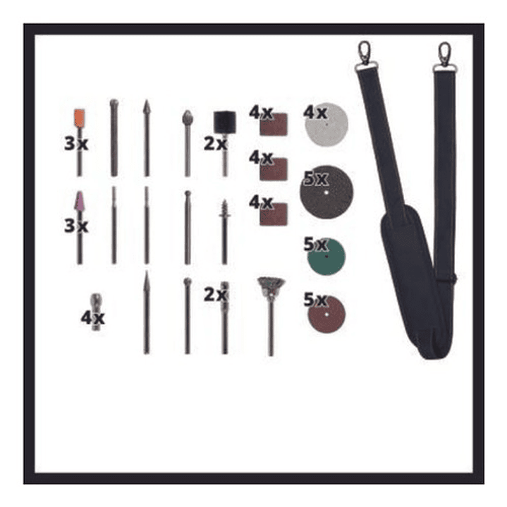 Esmeril/grabadora Inalambrico Einhell Te-mt  5