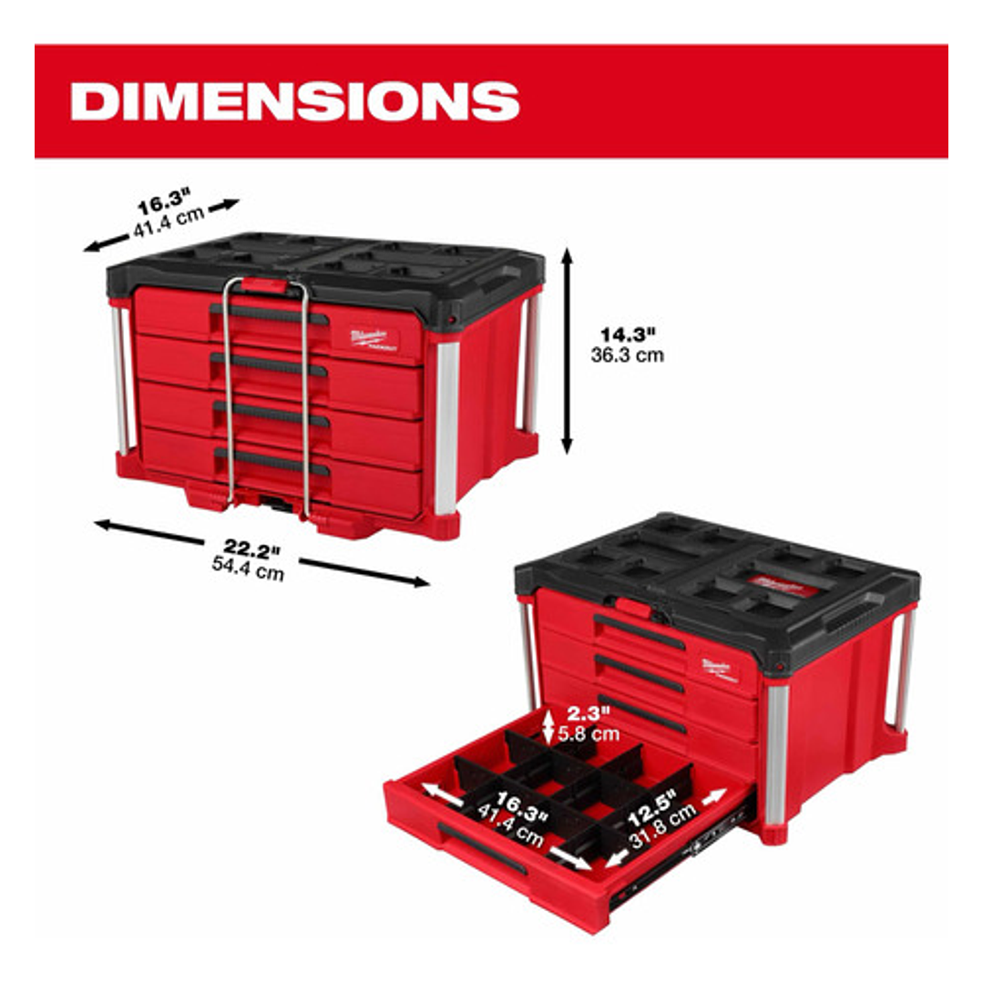 Caja Packout De 4 Cajones 48-22-8444 4