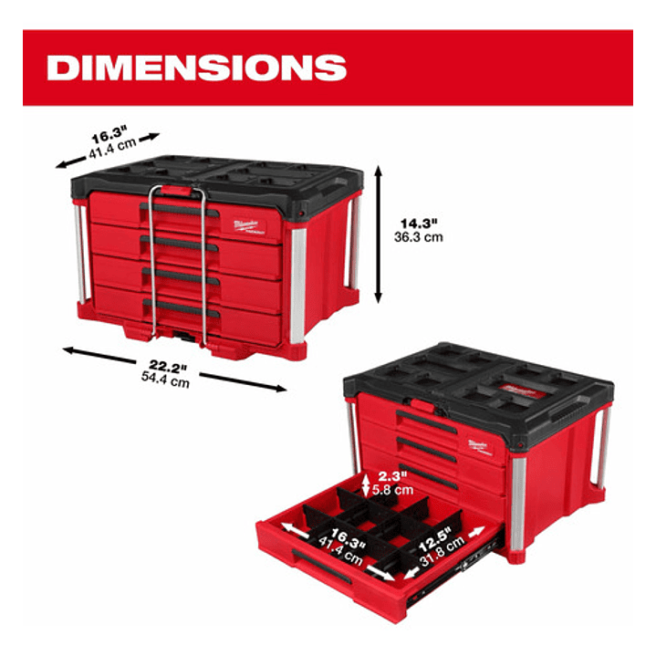 Caja Packout De 4 Cajones 48-22-8444 4