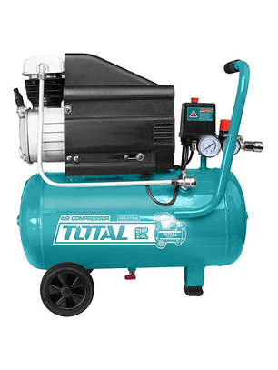 Compresor De Aire Eléctrico Portátil  Total Tc120246 24l 2hp 220v