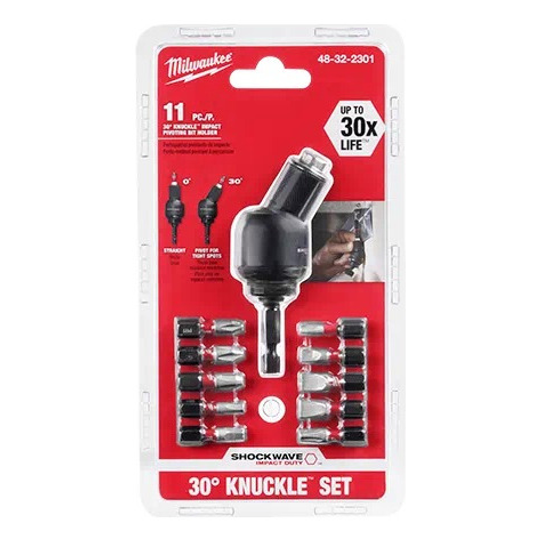 Portabrocas Pivotante 30° De 11 Piezas 48-32-2301 Milwaukee 2