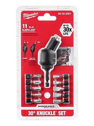 Portabrocas Pivotante 30° De 11 Piezas 48-32-2301 Milwaukee