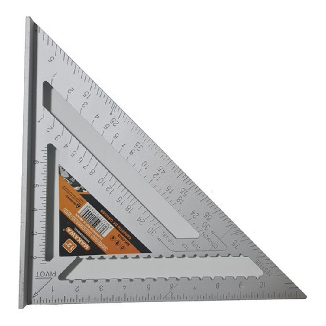 Escuadra Rápida Aluminio - 12 Pulgadas - Makawa 1