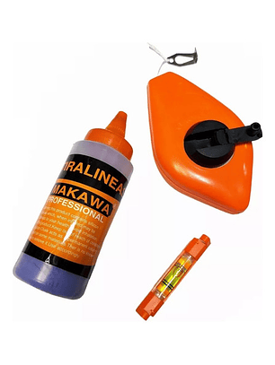 Tizador 2pcs 15mts Con Nivel Makawa 