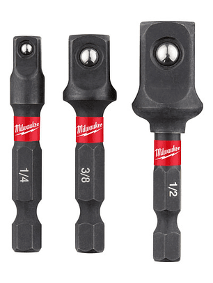 Adaptadores Dados Shockwave De 3 Piezas Milwaukee 48-32-5033
