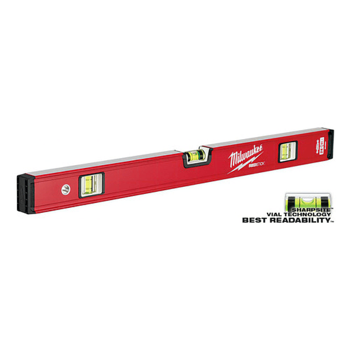 Milwaukee Nivel Burbuja Redstick 24 Pulgadas 3 Aguas Mlcm24  2