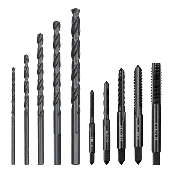 Milwaukee Set 17 Pieza Machos Y Terrajas Métricas 49-22-5601 2