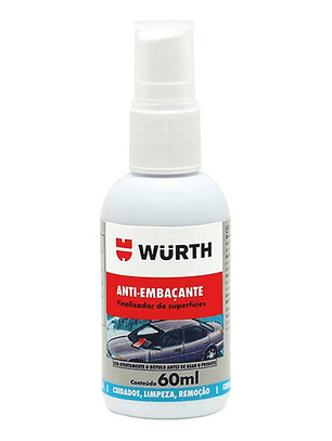 Antiempañante Wurth 60ml Vidrios