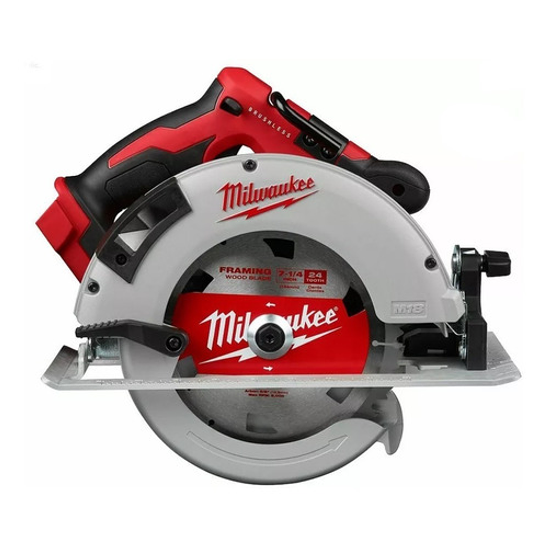 Milwaukee 2631-20 Sierra Circular 7.1/4 Brushless Color Rojo Frecuencia 50 Hz 1