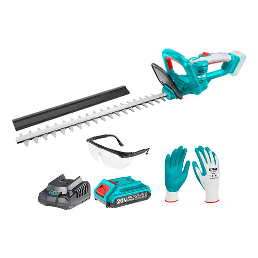 Cortasetos Inalámbrico 20v + Batería 2ah + Cargador Total 1