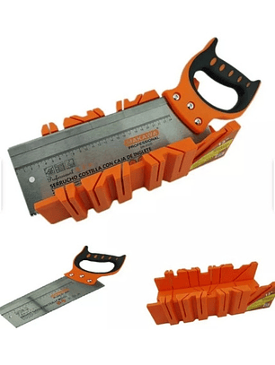 Serrucho Costilla 12 Con Caja De Inglete Makawa Mk0326