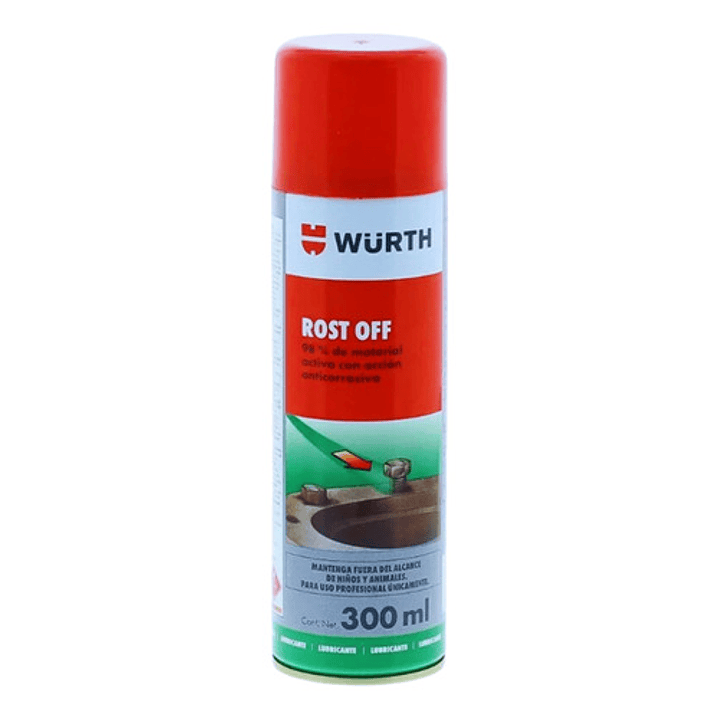 Desoxidante Lubricante Rost Off 300ml Wurth Tipo Wd40 1