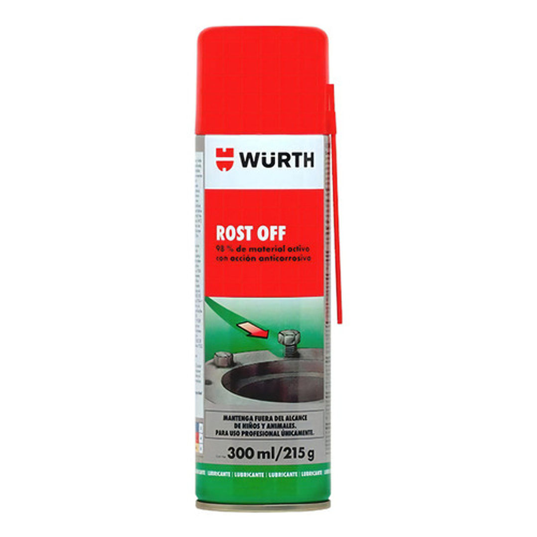 Desoxidante Lubricante Rost Off 300ml Wurth Tipo Wd40 2