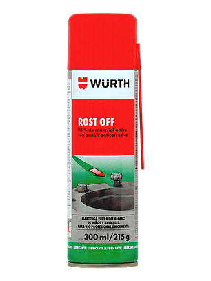 Desoxidante Lubricante Rost Off 300ml Wurth Tipo Wd40
