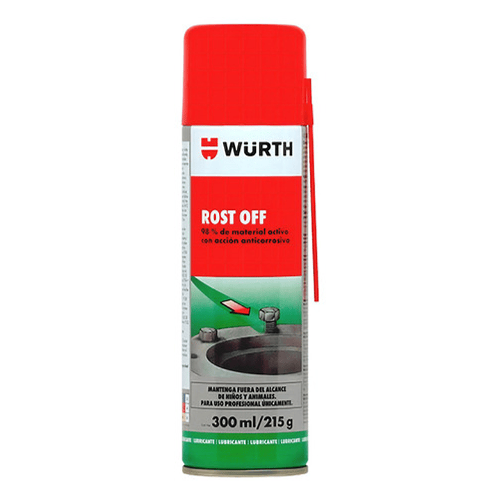 Desoxidante Lubricante Rost Off 300ml Wurth Tipo Wd40 2