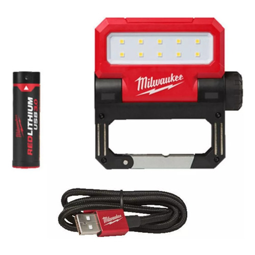 Linterna Recargable Rover Con Usb Milwaukee 1