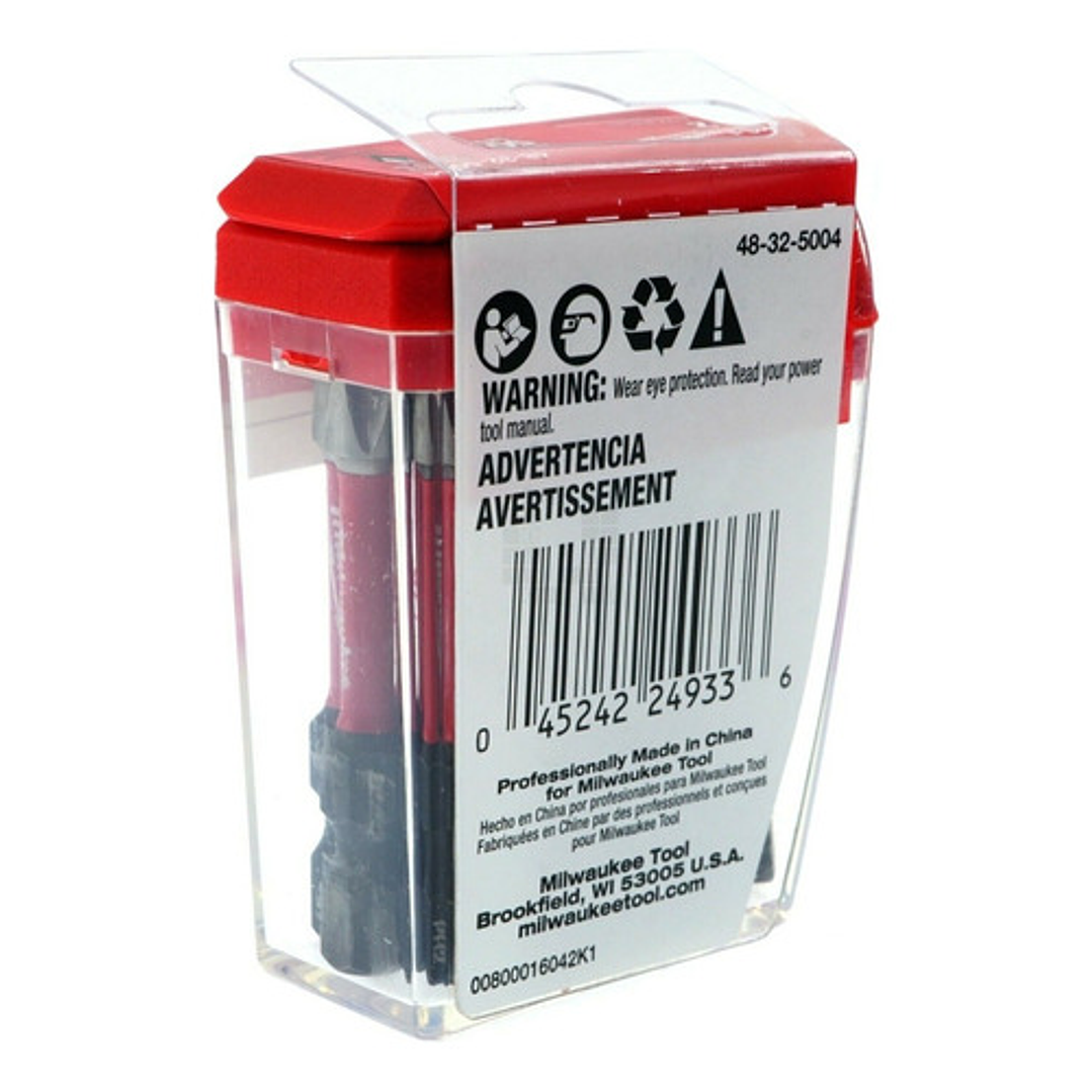 Set De Puntas De Impacto Milwaukee Ph2x2'' 15 Pzs 48-32-5004 3