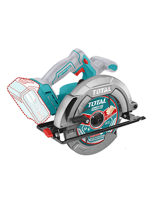 Sierra Circular 20v Brushless 185mm + Disco Total Color Turquesa Frecuencia 50 60hz