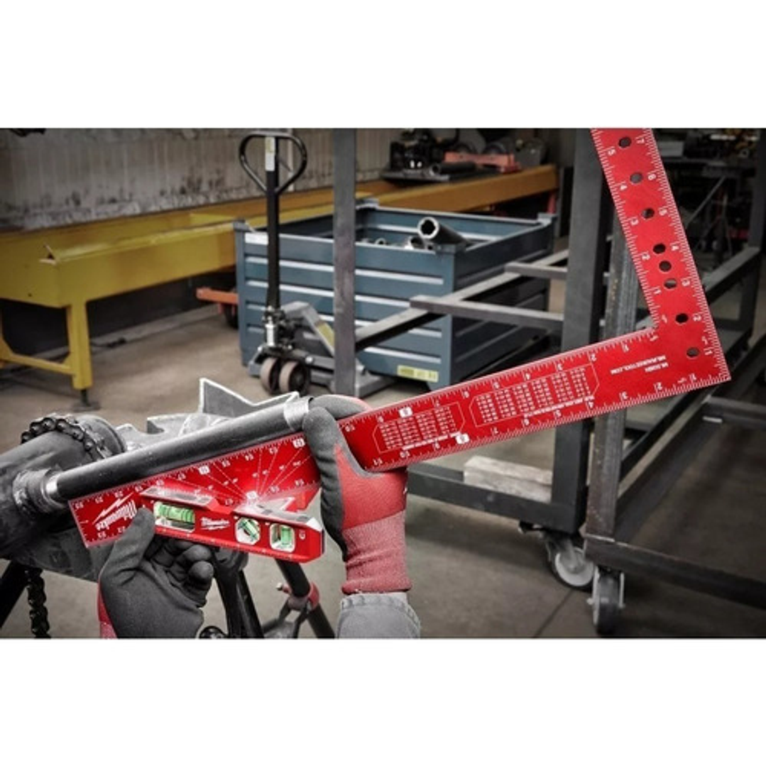 Escuadra De Aluminio 400mm X 600mm Milwaukee Mlsq124 2