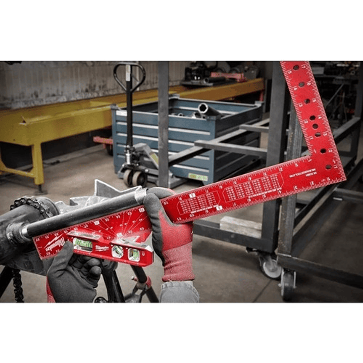Escuadra De Aluminio 400mm X 600mm Milwaukee Mlsq124 2